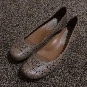 Earthies Flats Shoes 7.5 Tan